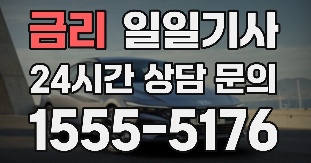 일일대리기사