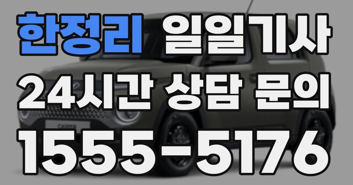 일일대리기사