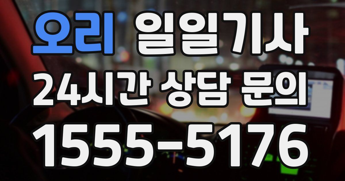 일일대리기사
