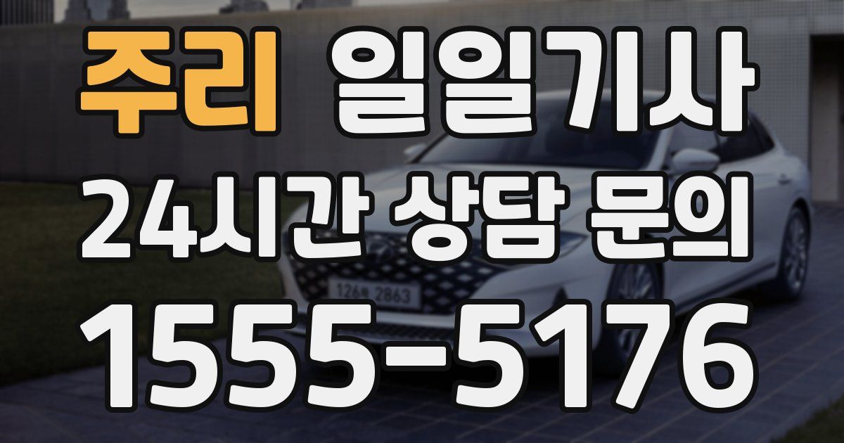 일일대리기사