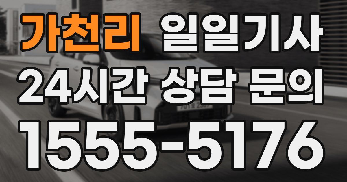 일일대리기사