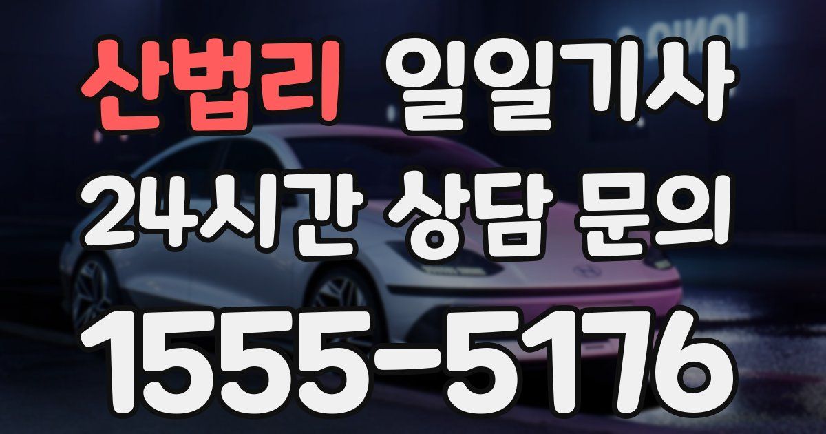일일대리기사