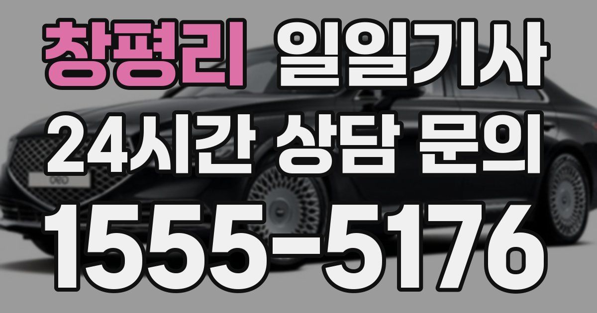 일일대리기사