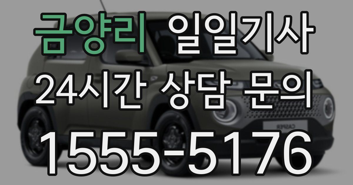 일일대리기사