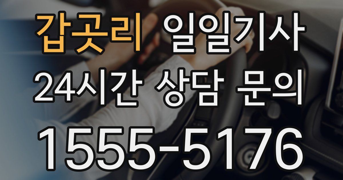 일일대리기사