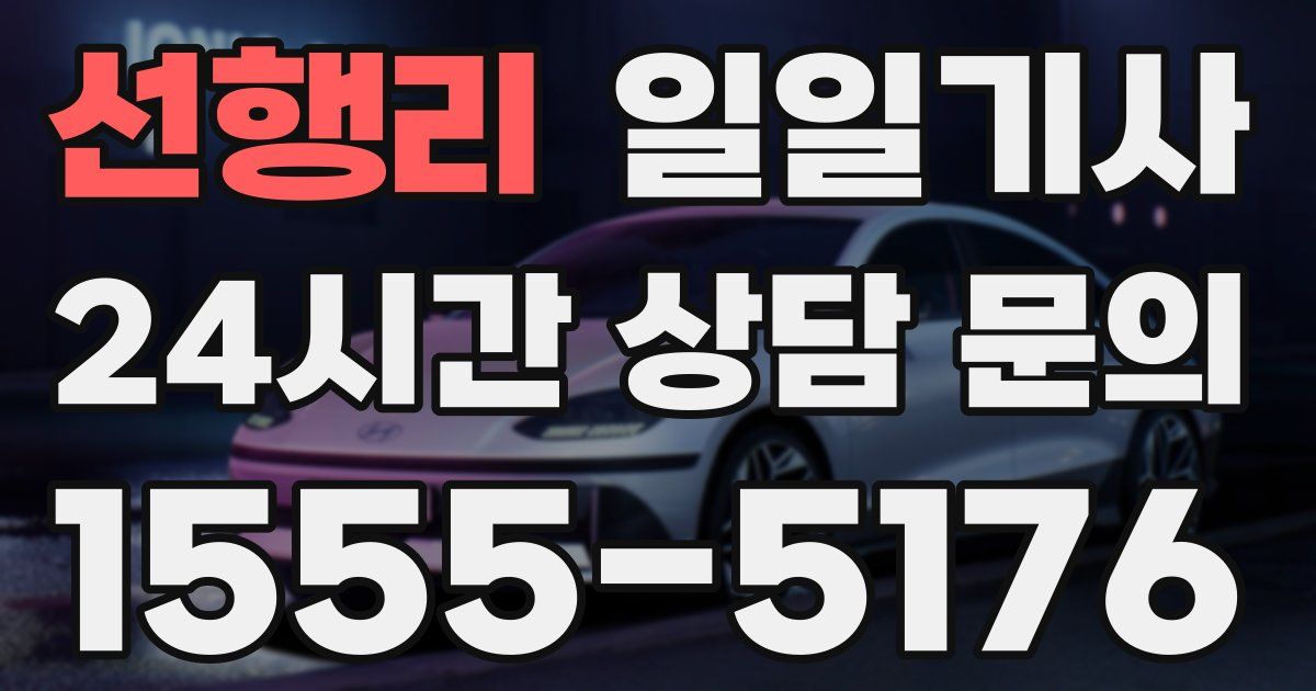 일일대리기사