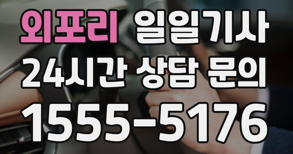 일일대리기사