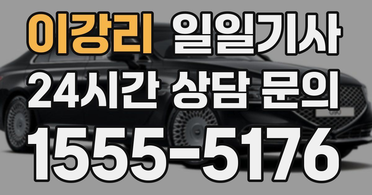 일일대리기사
