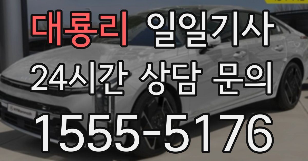 일일대리기사