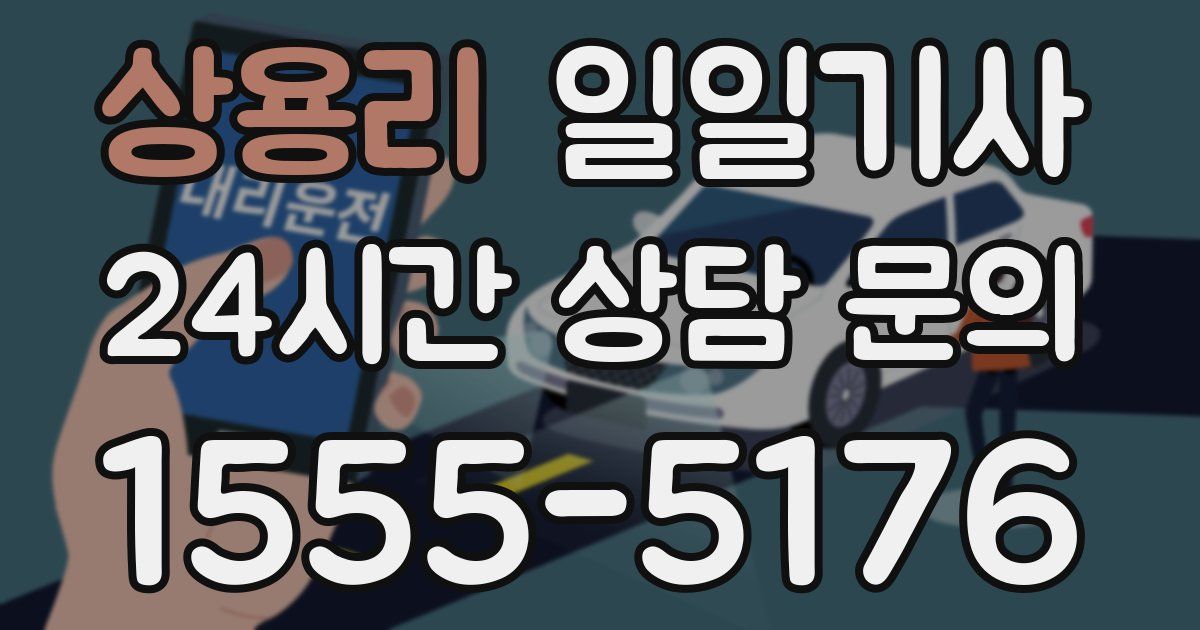 일일대리기사
