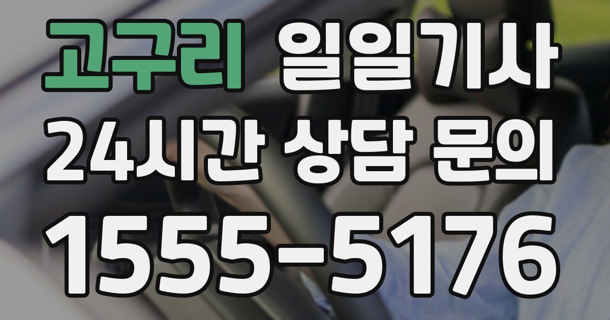 일일대리기사
