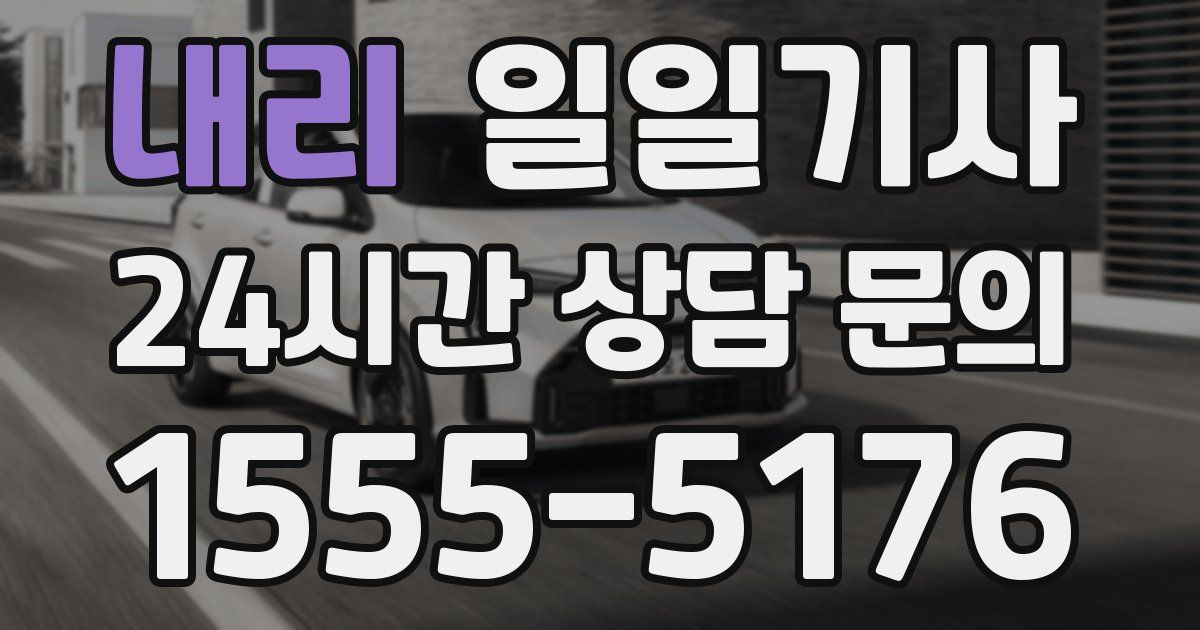 일일대리기사