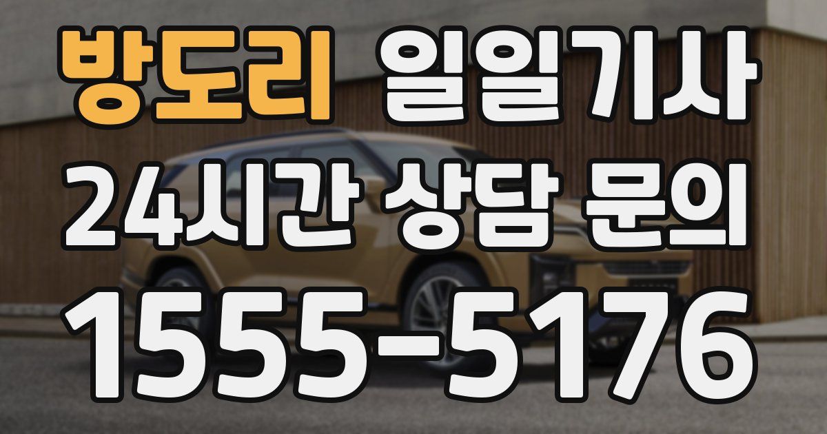 일일대리기사