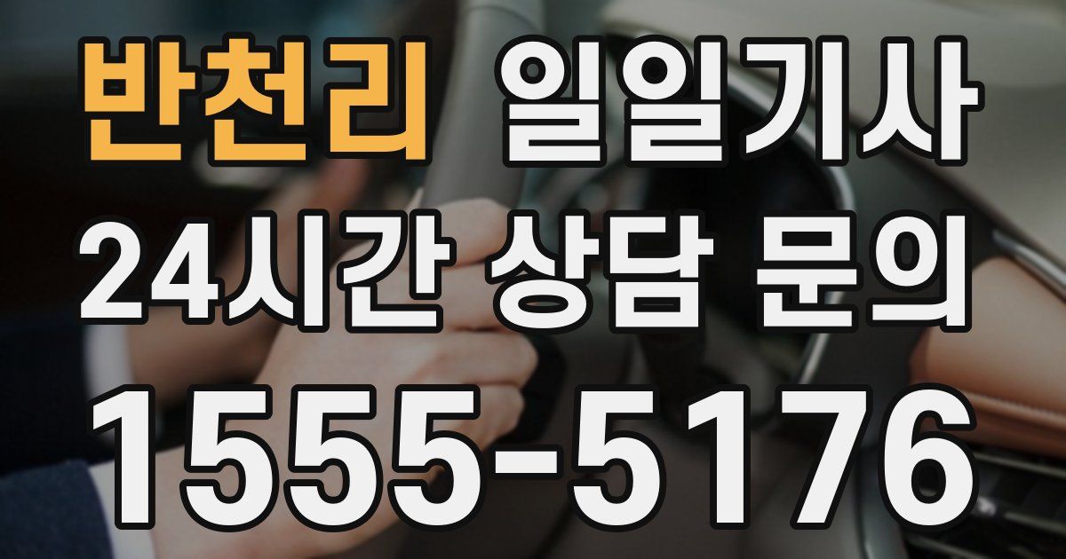 일일대리기사