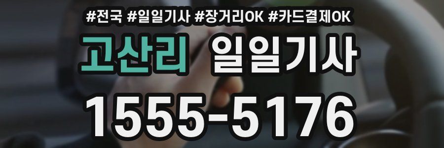 고산리 일일기사