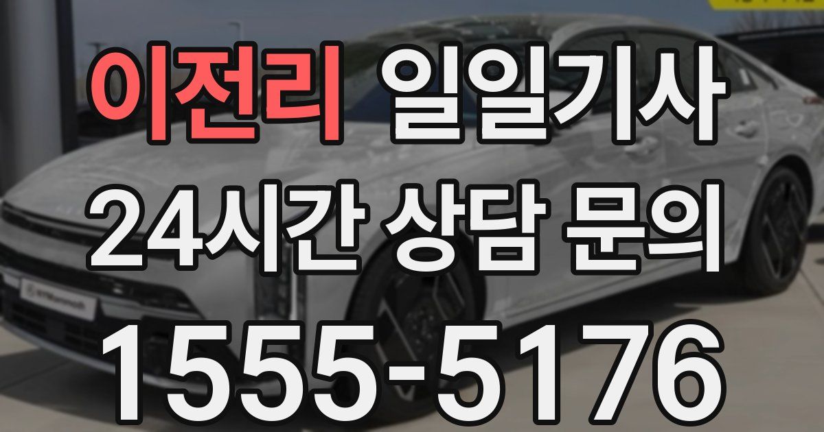 일일대리기사