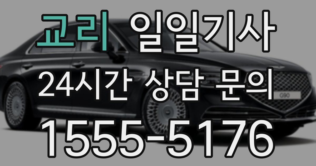 일일대리기사