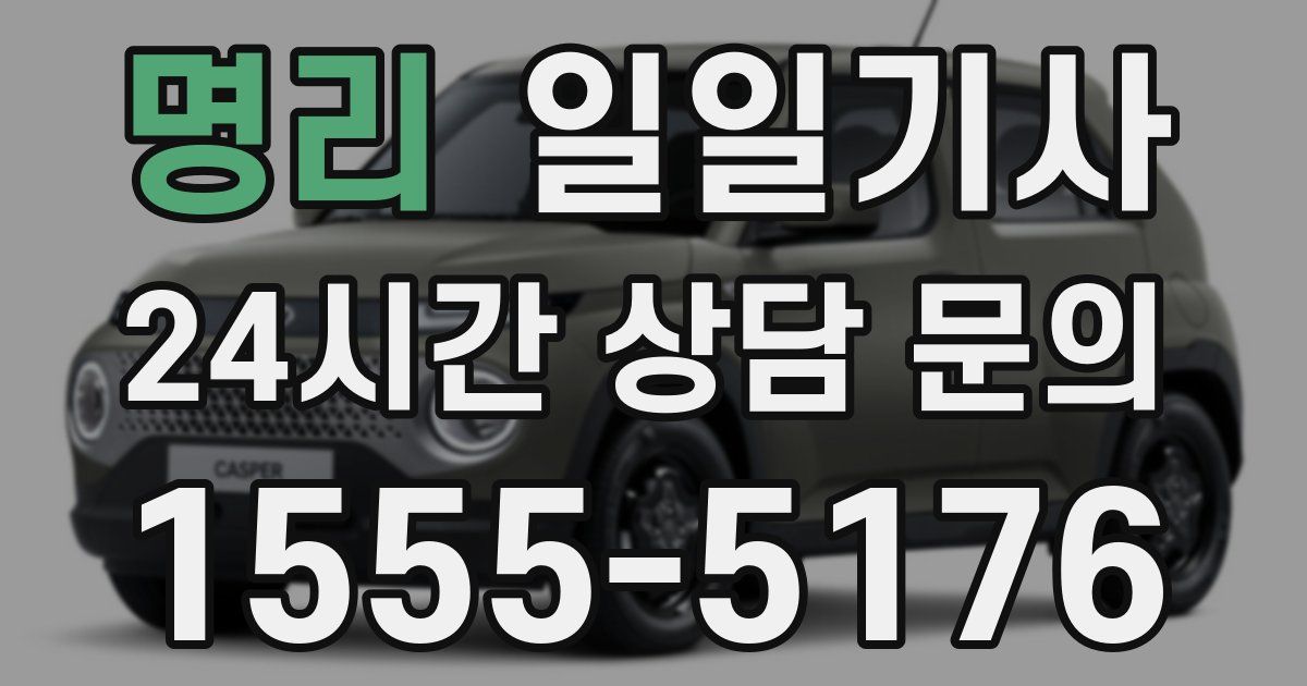 일일대리기사
