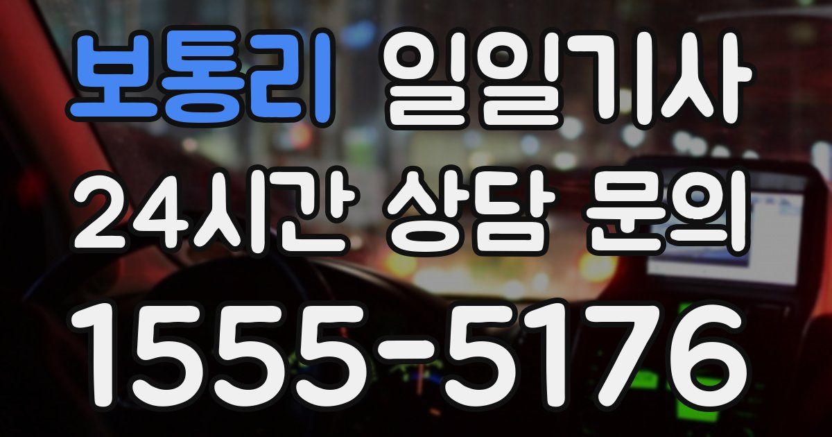 일일대리기사