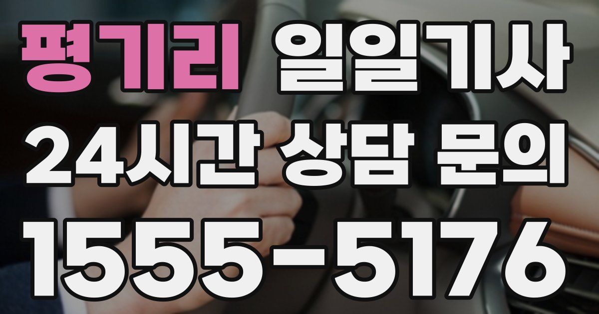 일일대리기사