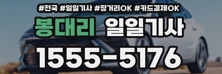 봉대리 일일기사