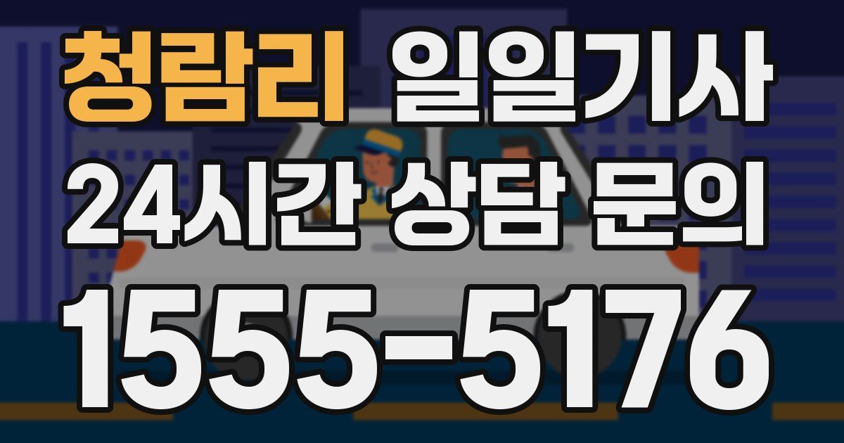 일일대리기사