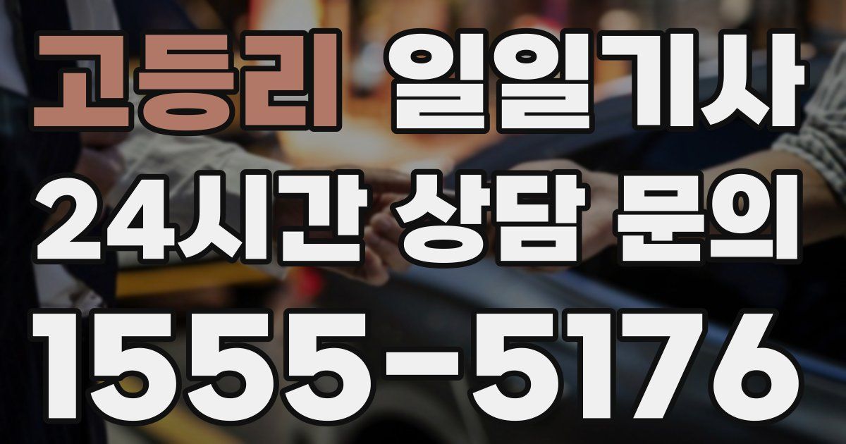 일일대리기사