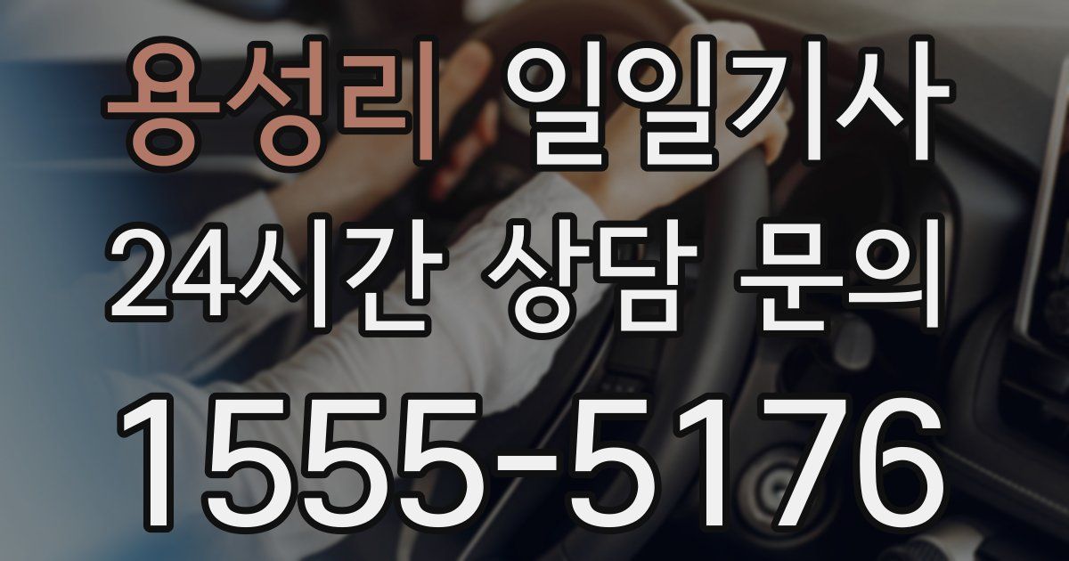 일일대리기사