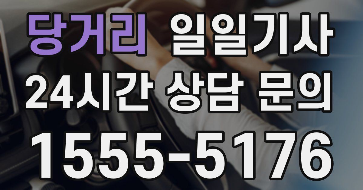 일일대리기사