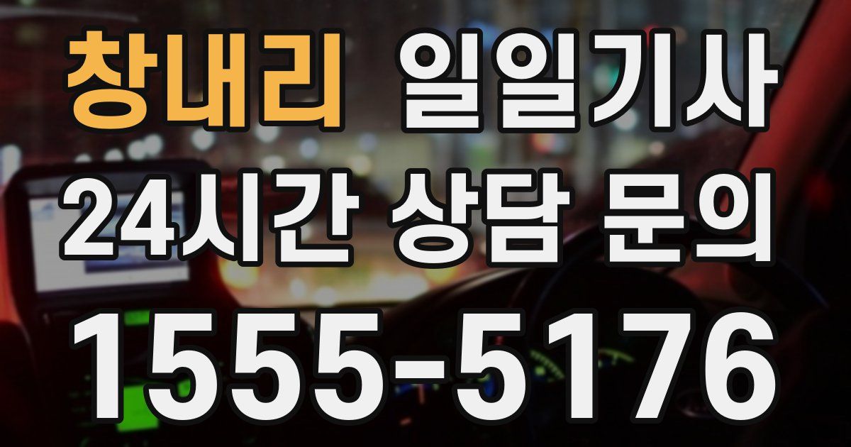 일일대리기사