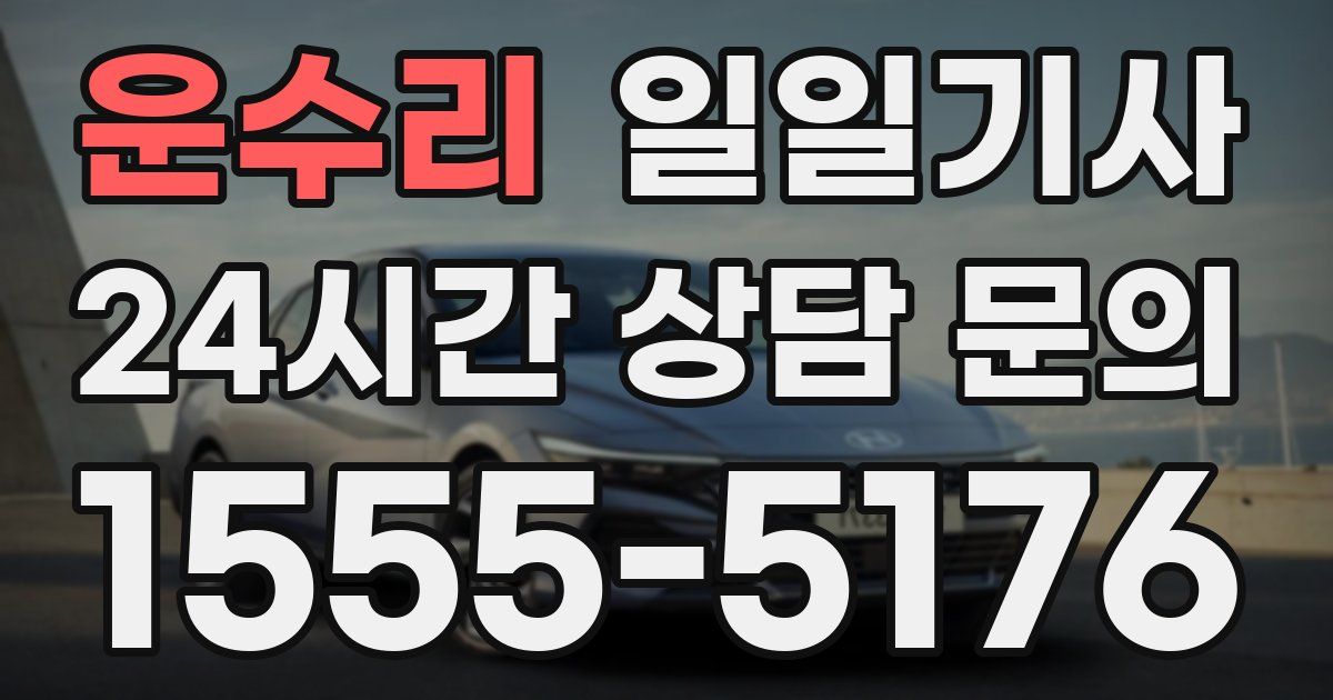 일일대리기사