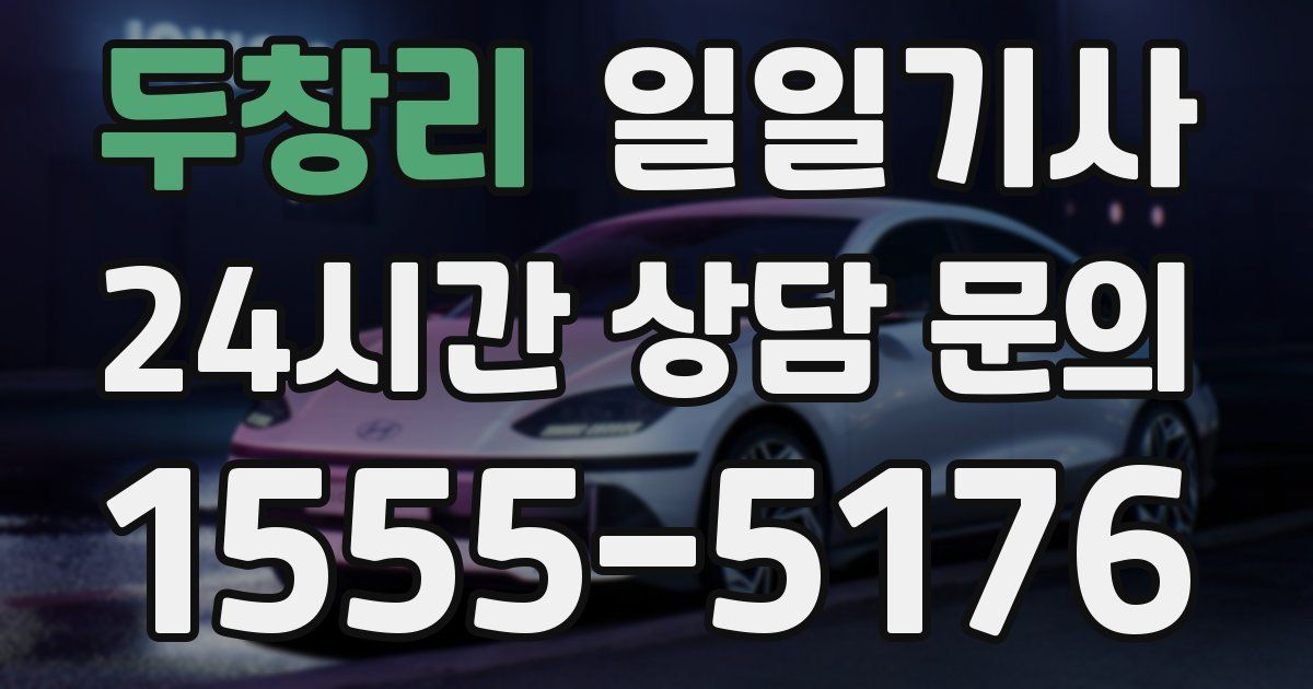 일일대리기사