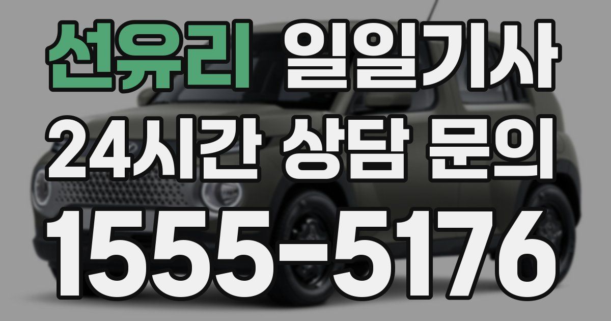 일일대리기사