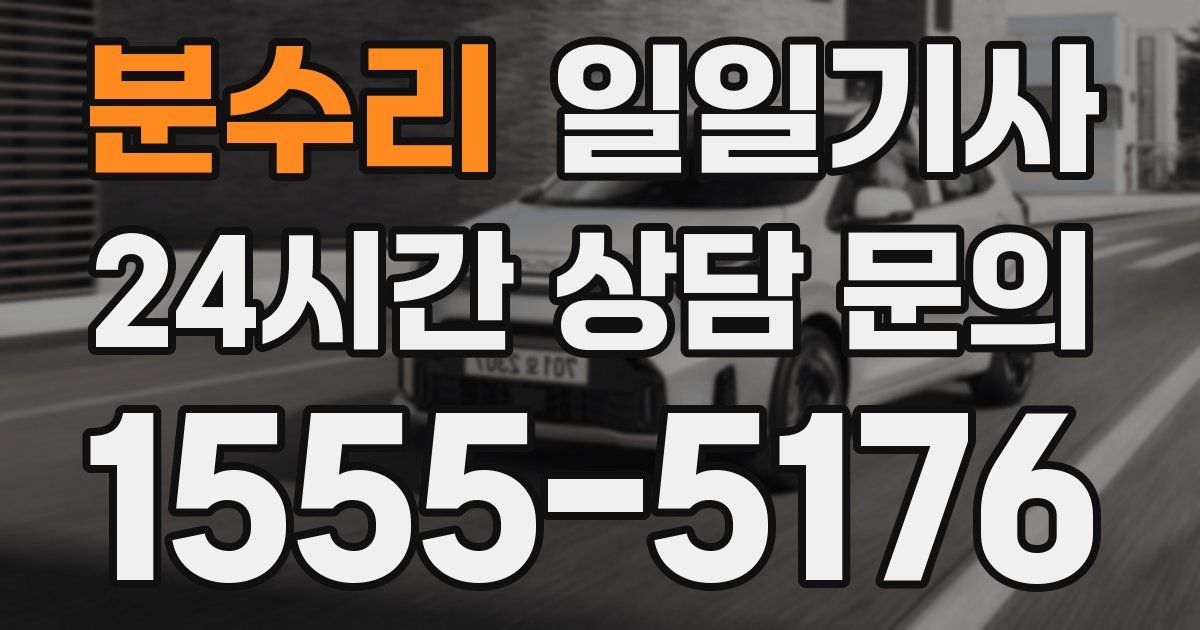 일일대리기사