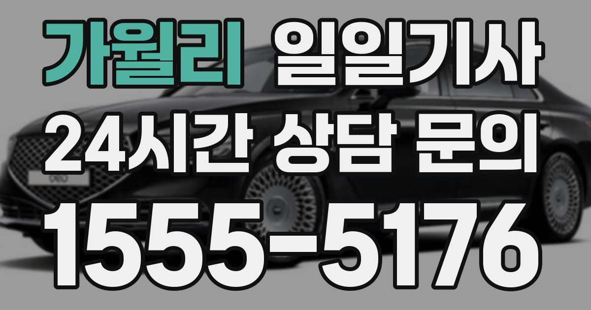 일일대리기사