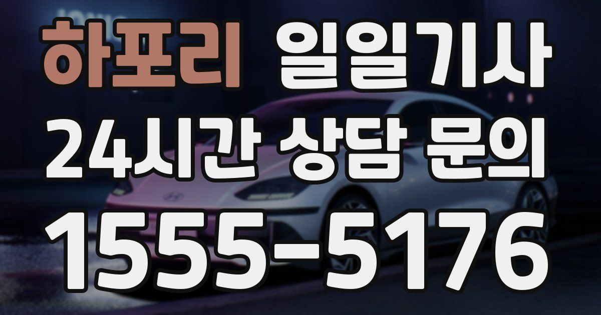 일일대리기사