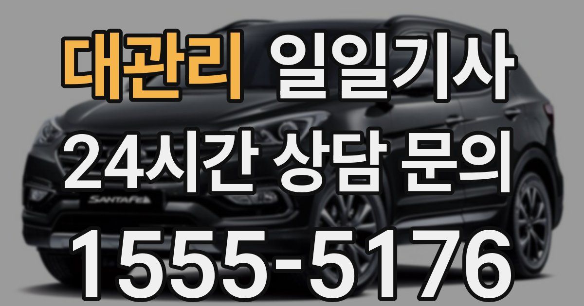 일일대리기사