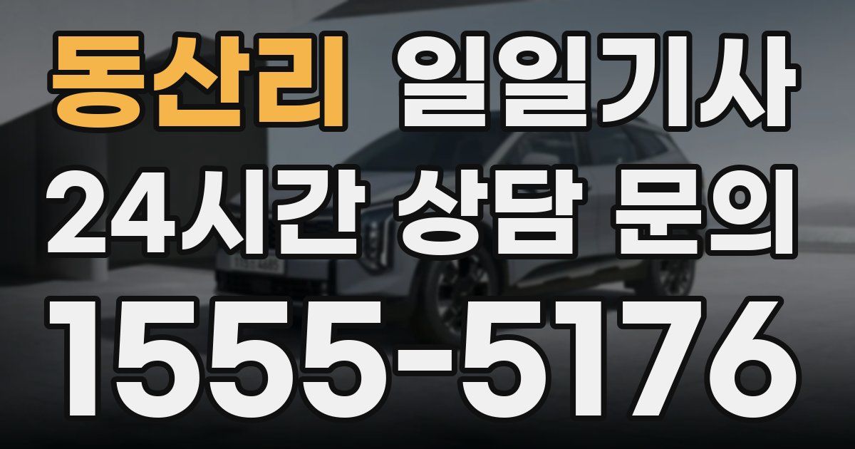 일일대리기사