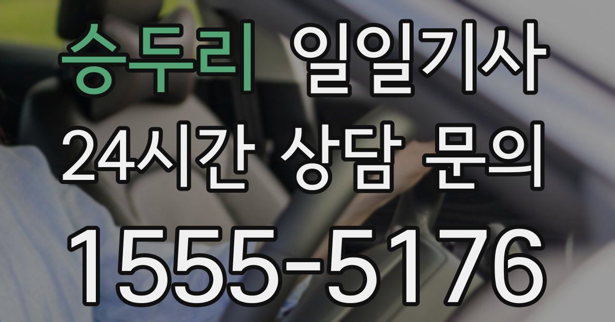 일일대리기사