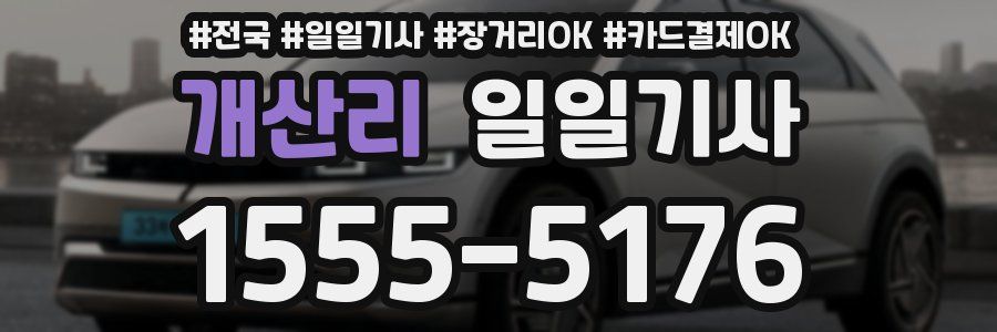 개산리 일일기사