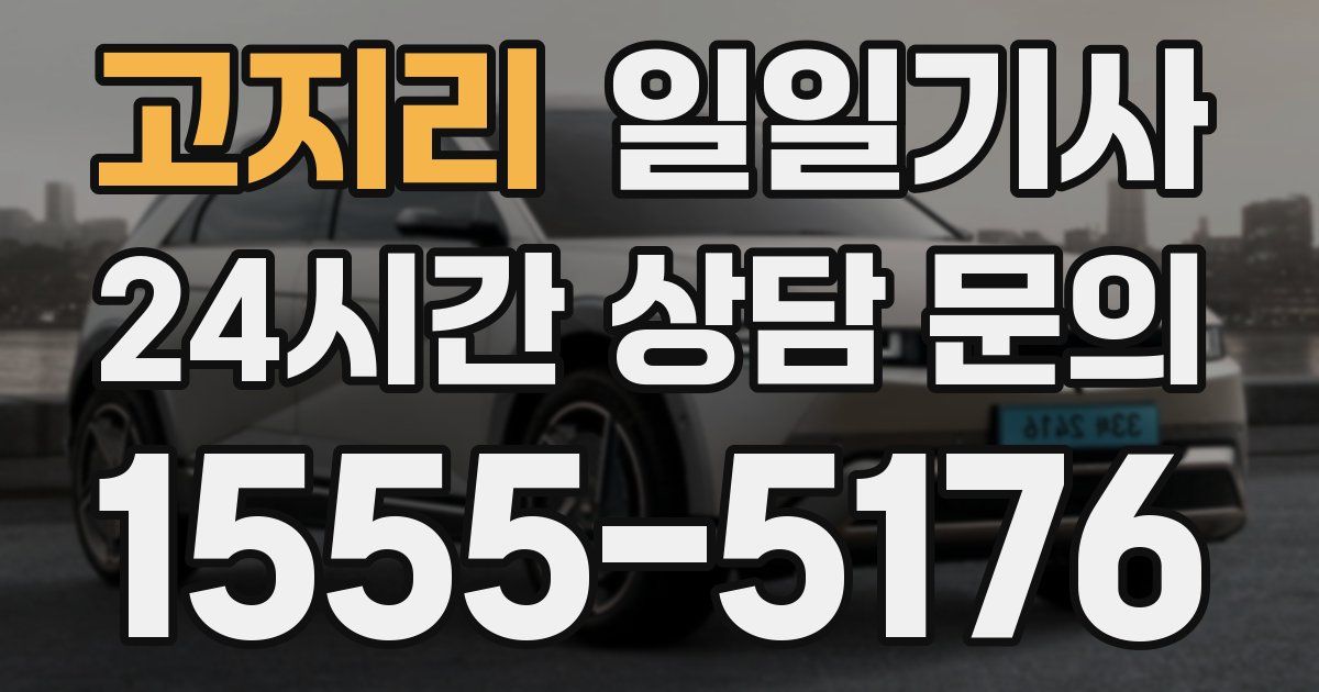 일일대리기사