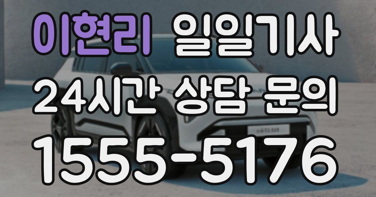 일일대리기사