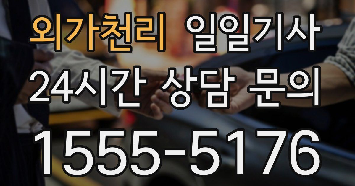 일일대리기사
