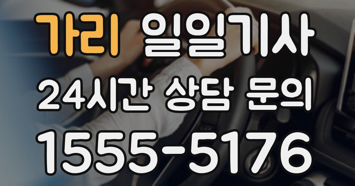 일일대리기사
