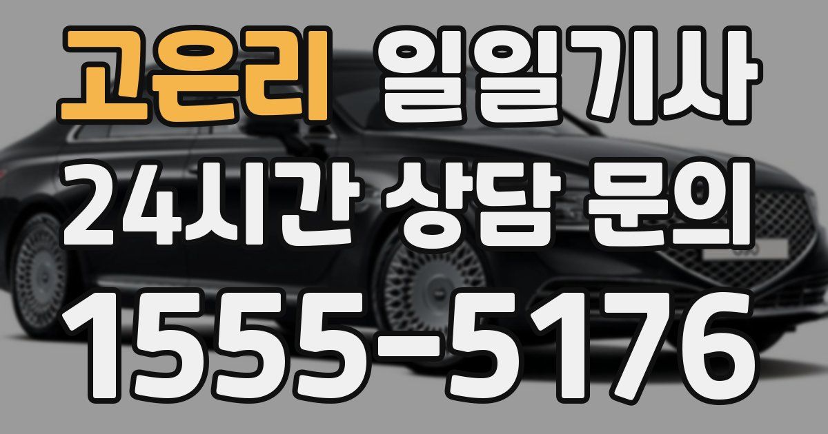 일일대리기사