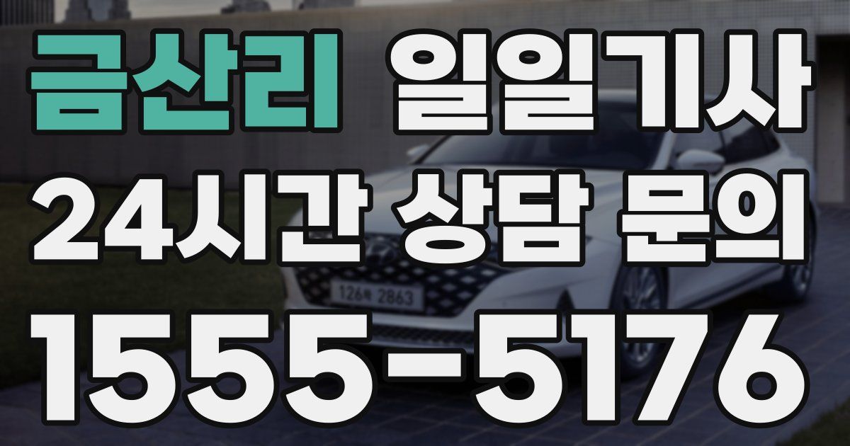 일일대리기사