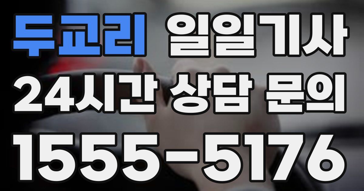 일일대리기사