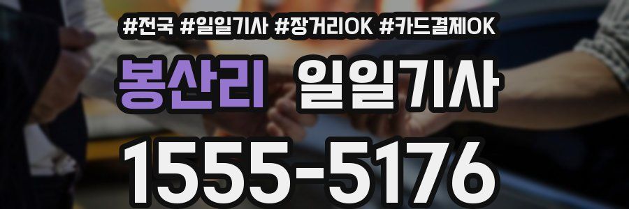 봉산리 일일기사