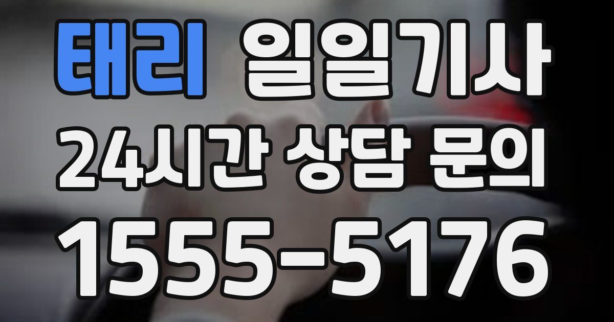 일일대리기사