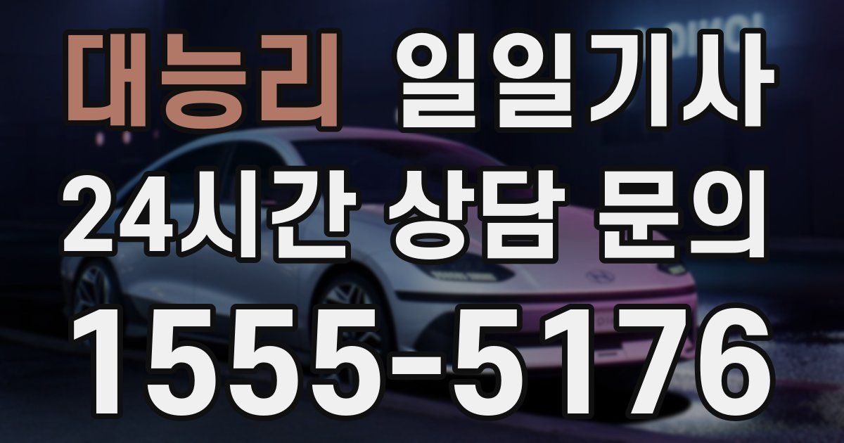 일일대리기사